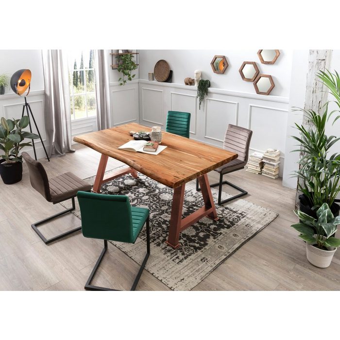 SIT Esstisch Tops&Tables mit Baumkante wie gewachsen
