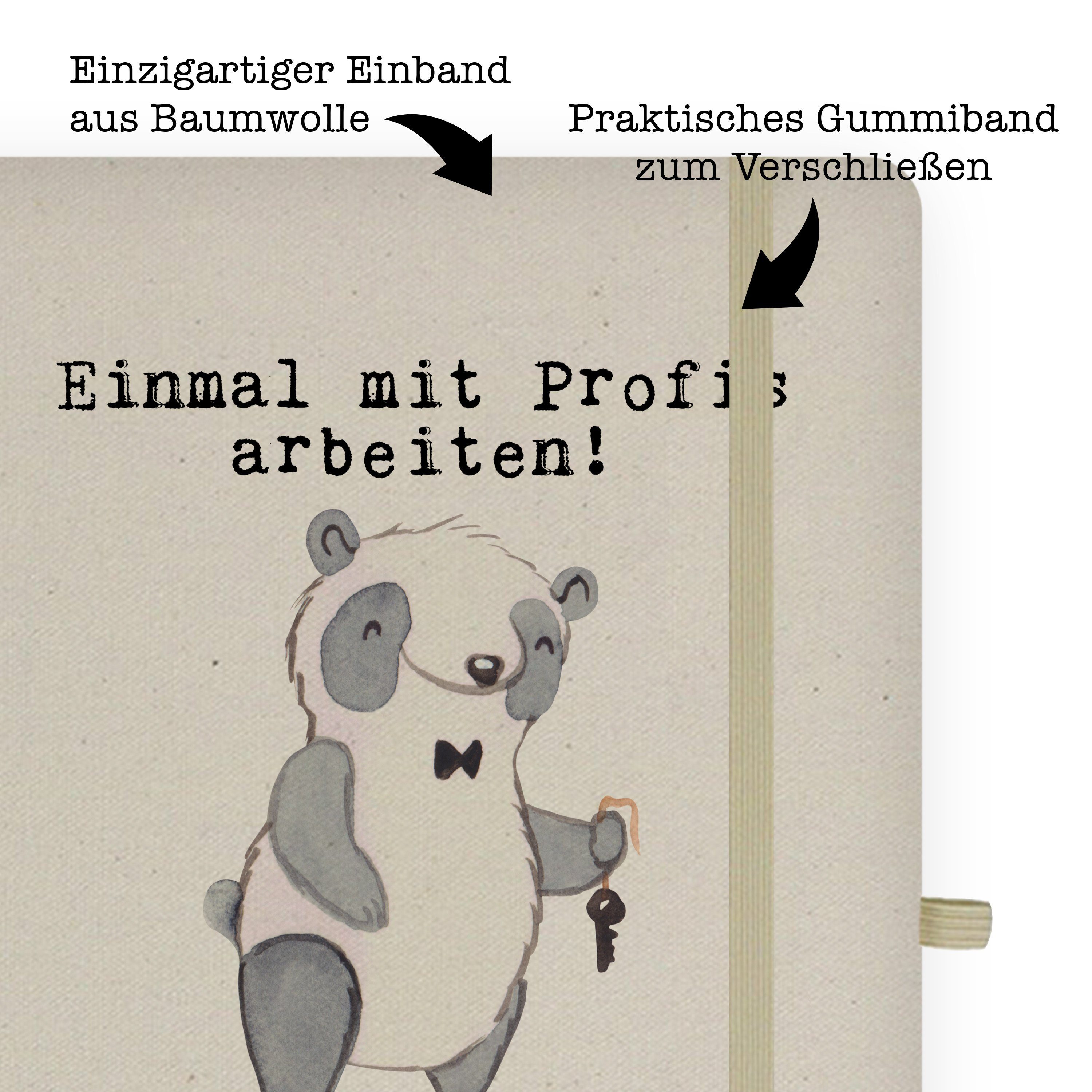 & Mr. Panda Notizbuch - - Geschenk, Mr. aus Panda Mrs. Mrs. Kladde, Transparent Vermieter Schenken Leidenschaft &