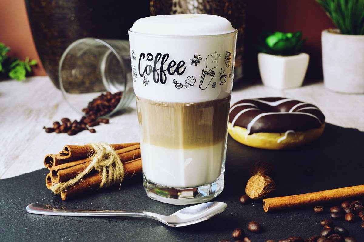Sendez Latte-Macchiato-Glas 6 Kaffeegläser 300ml Latte Macchiato Gläser Cocktailgläser Caipirinha, Ohne Löffel – Bild 5 von 5