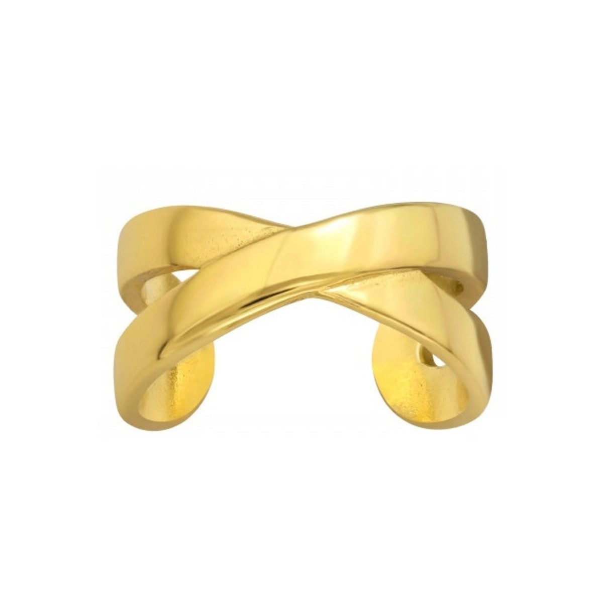 ALEXANDER YORK Ohrklemme EAR CUFF I BAND I in Gold gekreuzt, 925 Sterling S günstig online kaufen