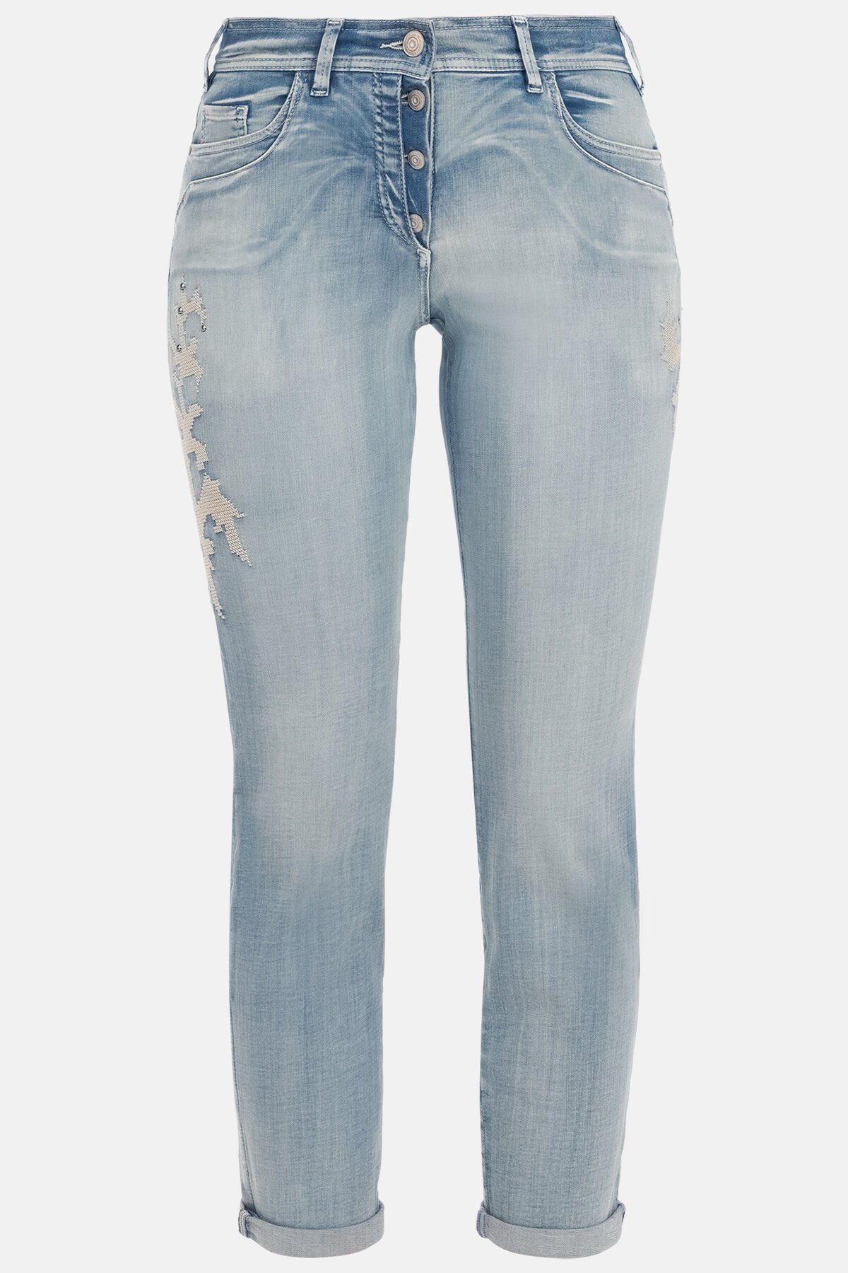Pants Slim-fit-Jeans Jessi Recover Stickereien mit