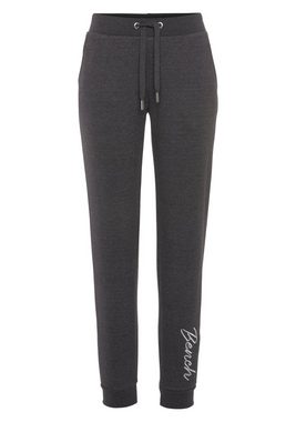 Bench. Loungewear Relaxhose -Loungehose, Sweathose mit glänzender Logostickerei, Loungewear, Loungeanzug