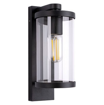 Maxkomfort Wandleuchte RD1906/RD1908, ohne Sensor, ohne Leuchtmittel, Wandleuchte, Wandlampe, E27, Außenwandleuchte, Außenlampe, IP44, Lampe, Aluminium, Modern