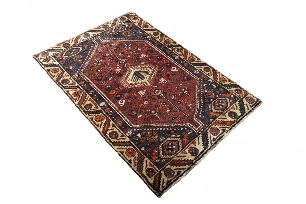Trading, Orientteppich rechteckig, Orientteppich mm Perserteppich, / 108x156 Höhe: Nain Shiraz 10 Handgeknüpfter