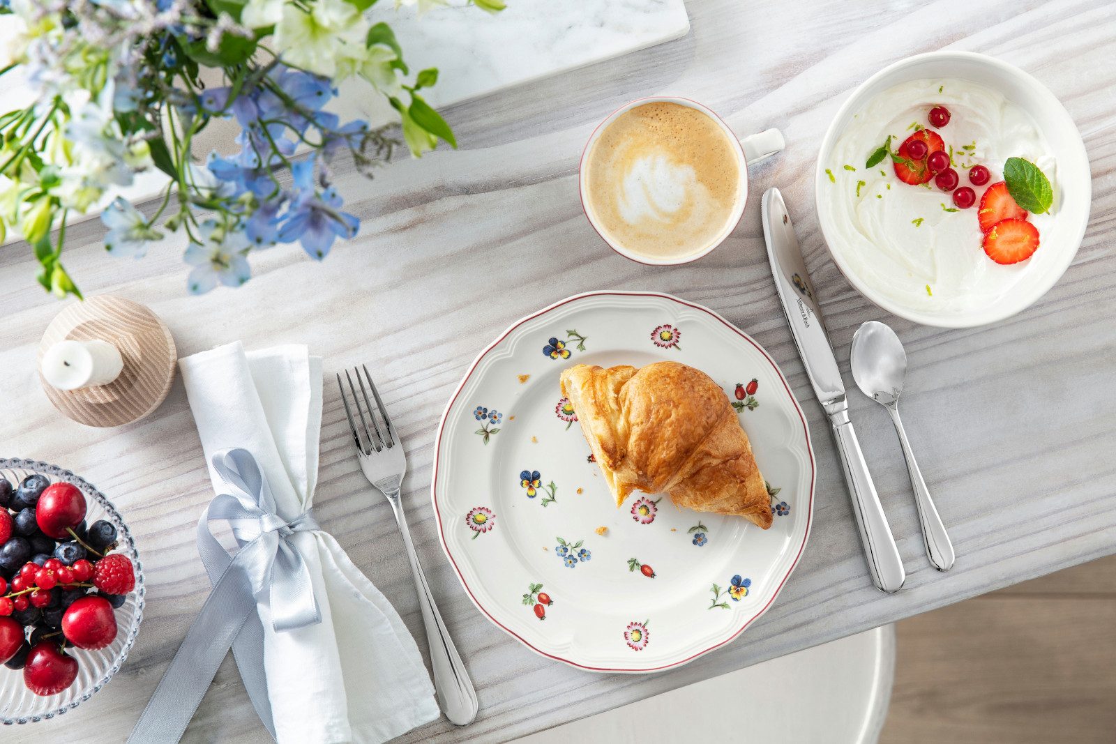 Villeroy & Boch Frühstücksteller Petite Fleur Frühstücksteller 21 cm – Bild 2 von 5
