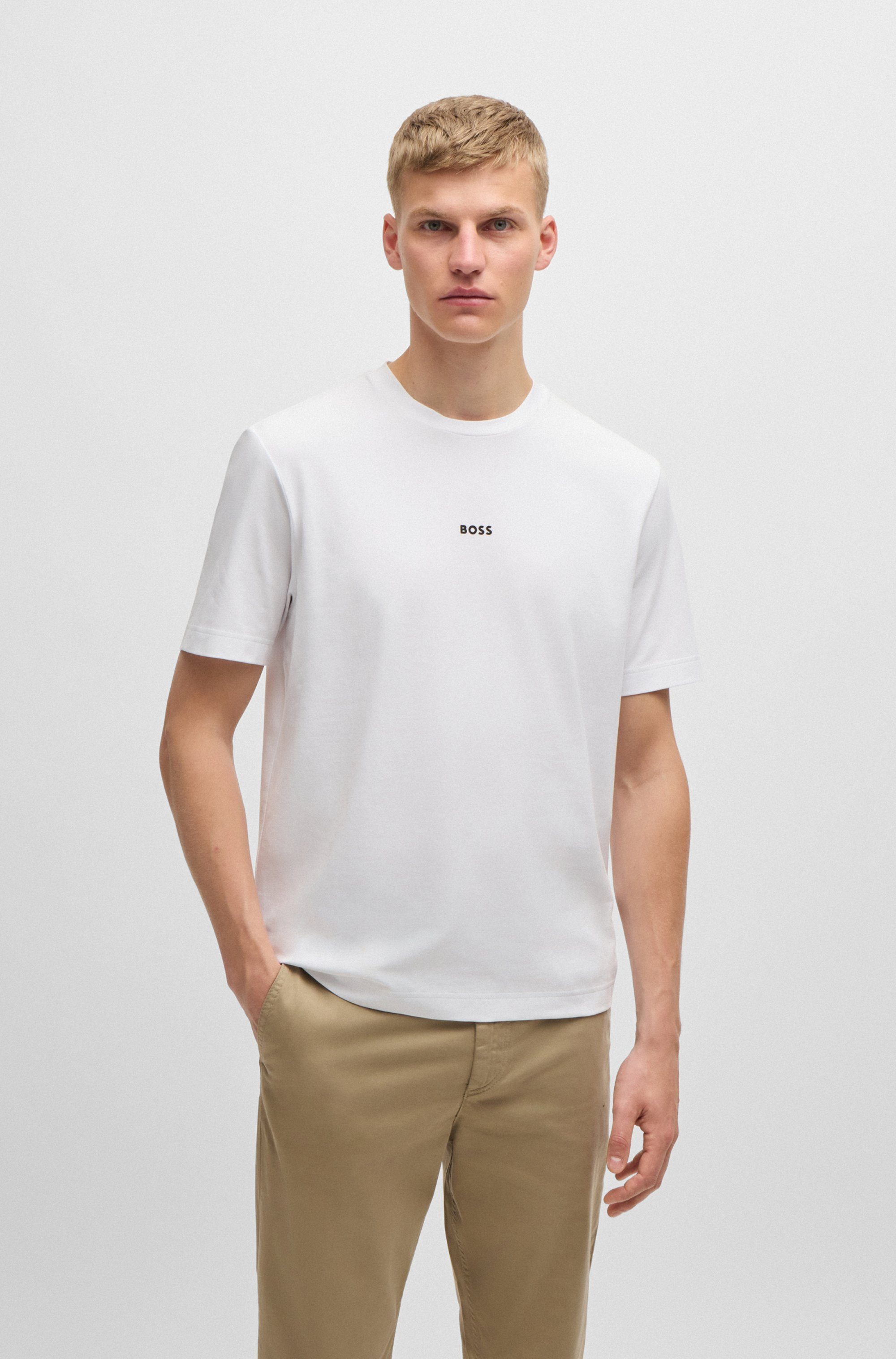 BOSS ORANGE T-Shirt TChup Relaxed Fit Stretch-Cotton-Jersey Rundhalsausschnitt – Bild 3 von 5