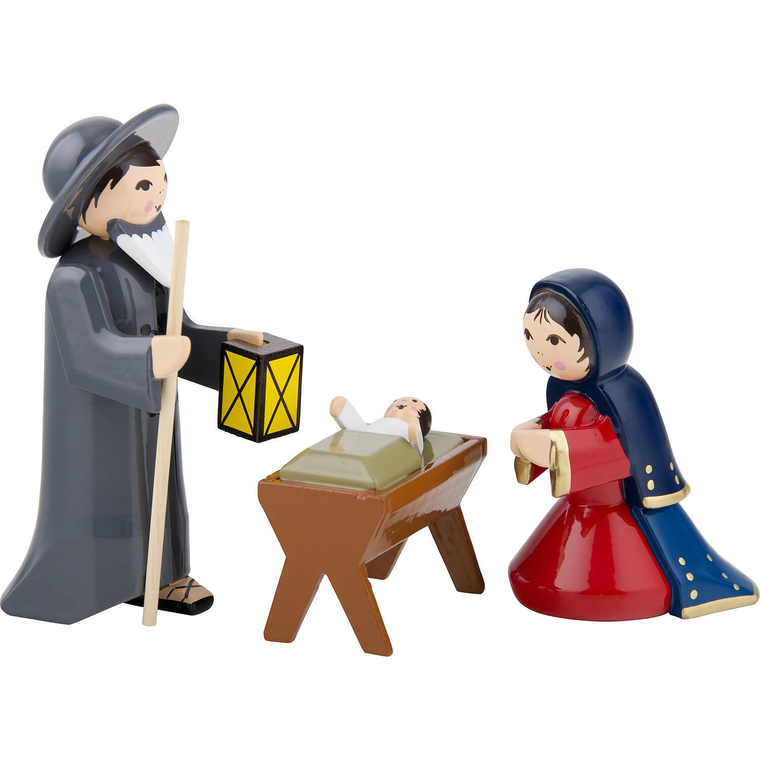 ULMIK Dekofigur Heilige Familie 3-teilig farbig (7cm) von ULMIK