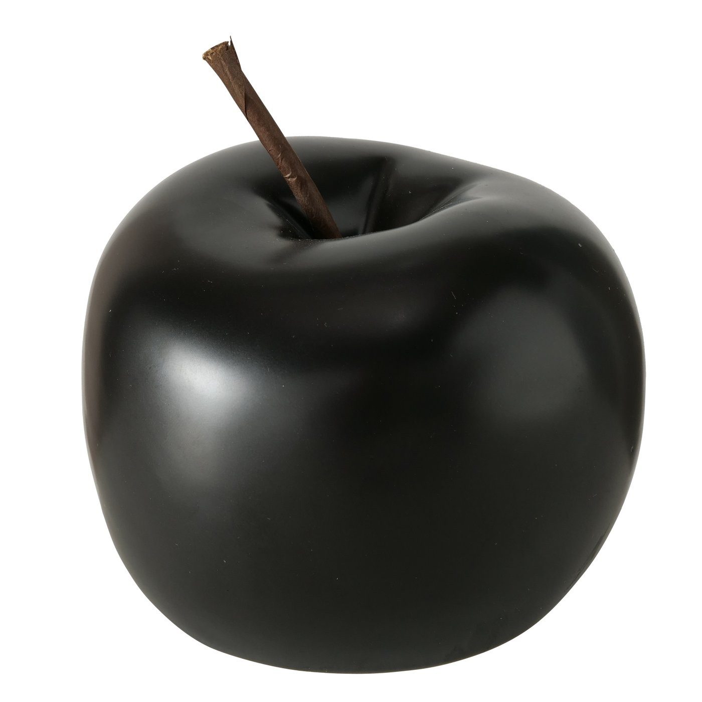 BOLTZE Dekofigur Dekoaufsteller Milani, Apfel, 13 cm hoch, Schwarz günstig online kaufen