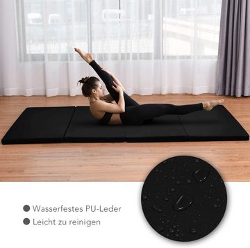COSTWAY Weichbodenmatte Fitnessmatte klappbar Yogamatte verbindbar