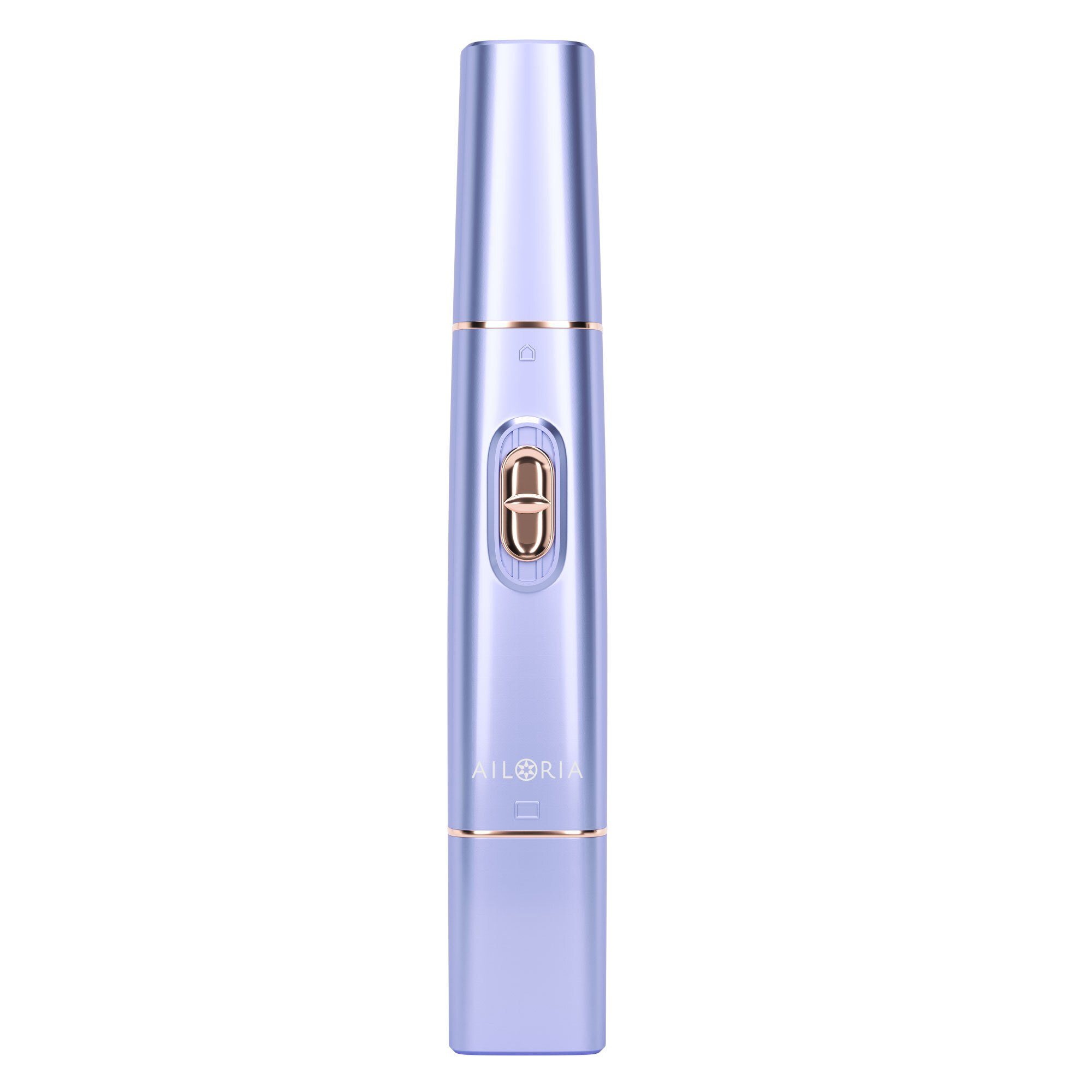 AILORIA Augenbrauentrimmer LIBERTY 2in1 lipstick rasierer, 2in1 Lipstick Rasierer blau