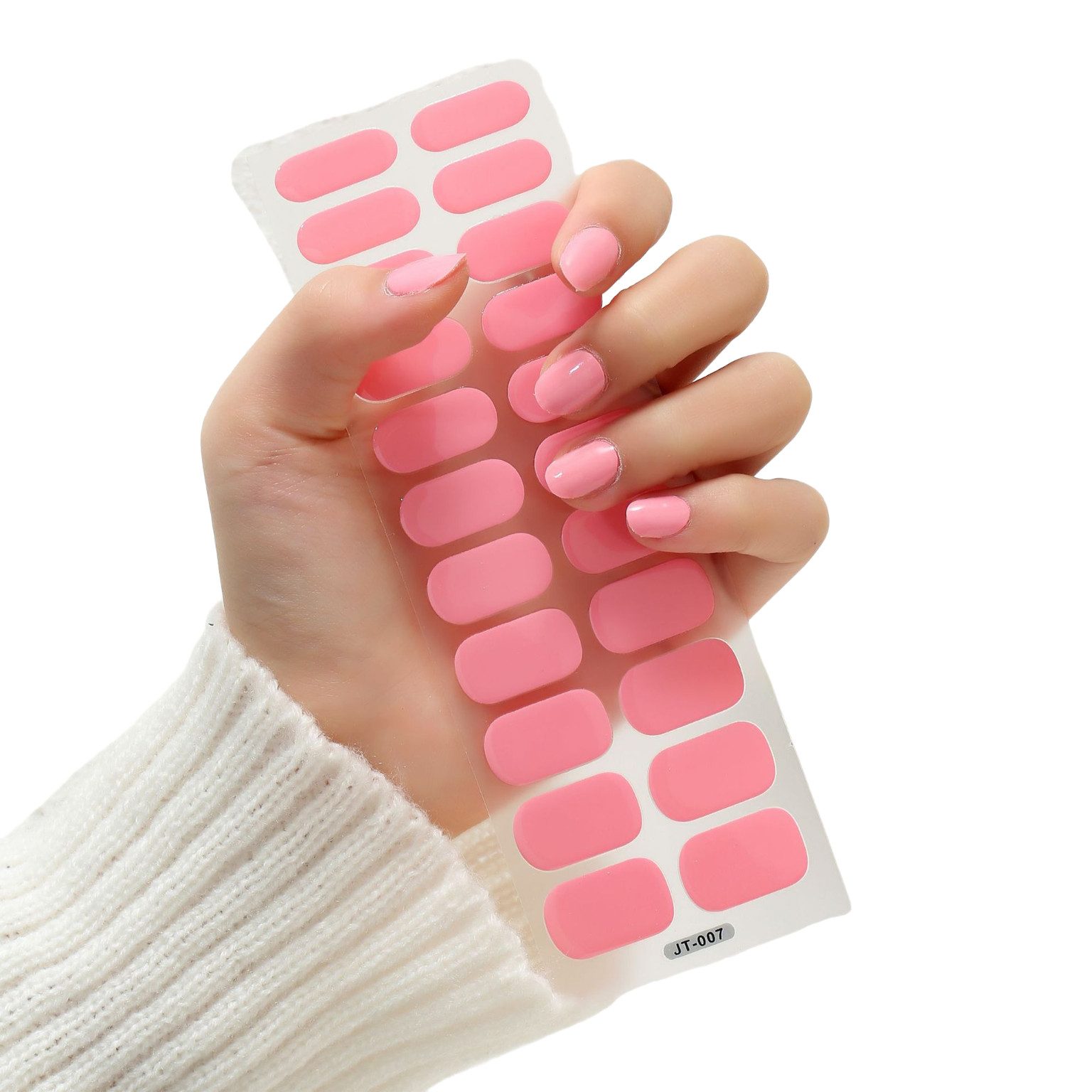 The Beauty House Kunstfingernägel Nagelfolie uv Härtend - Nagelfolie Selbstklebend - UV Nagelfolien, 22 Stück Nagelsticker,Nails Starter Set, Nageldesign