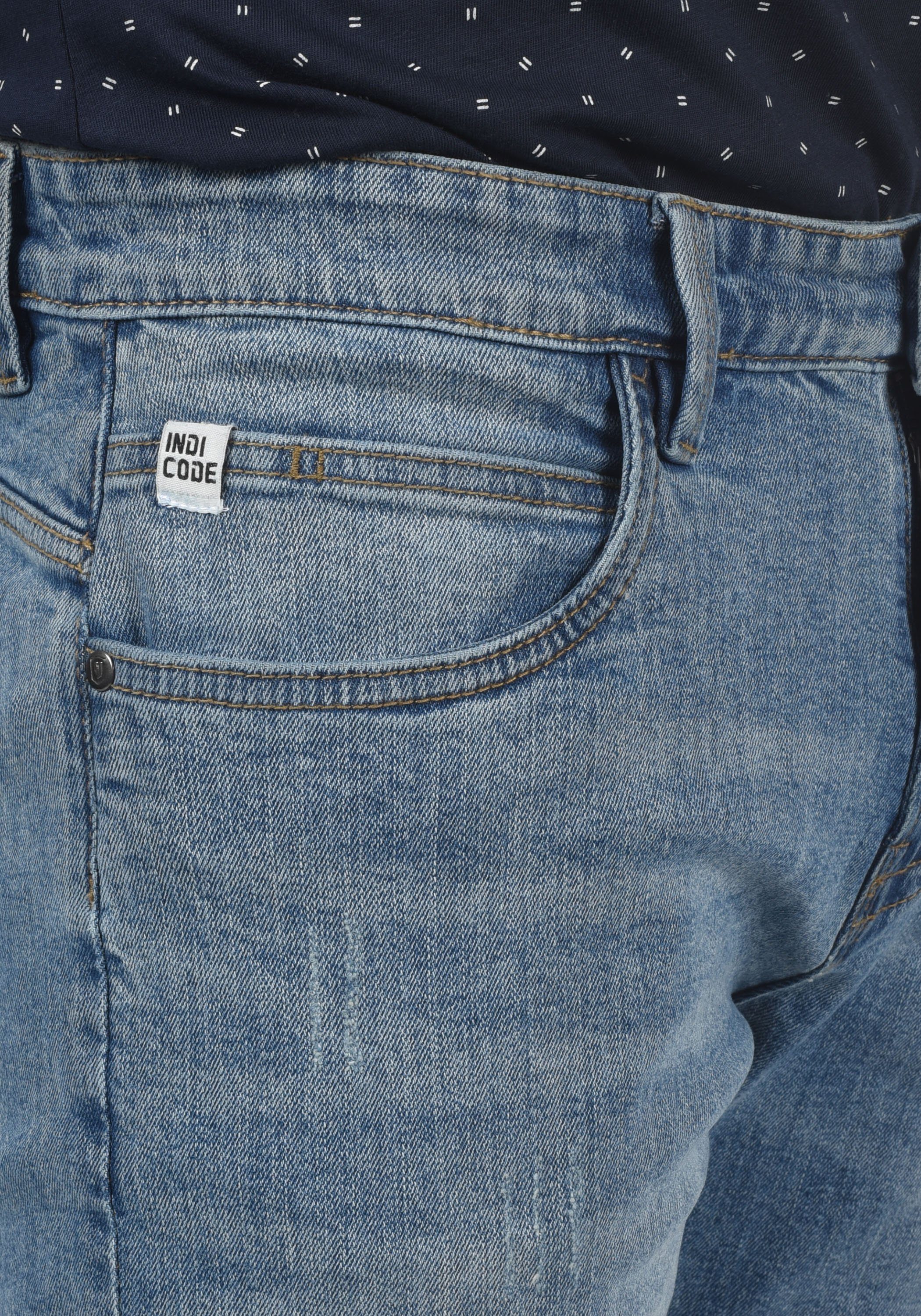 Indicode - (1014) - Shorts IDHallow Blue Jeansshorts Wash 70201MM