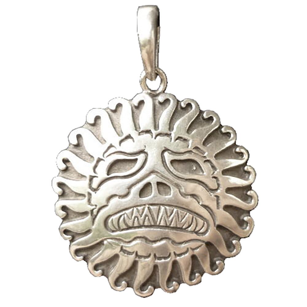 Kettenanhänger Mitras Sonnengott Schmuck Anhänger 925er Silber Durchmesser: 27mm