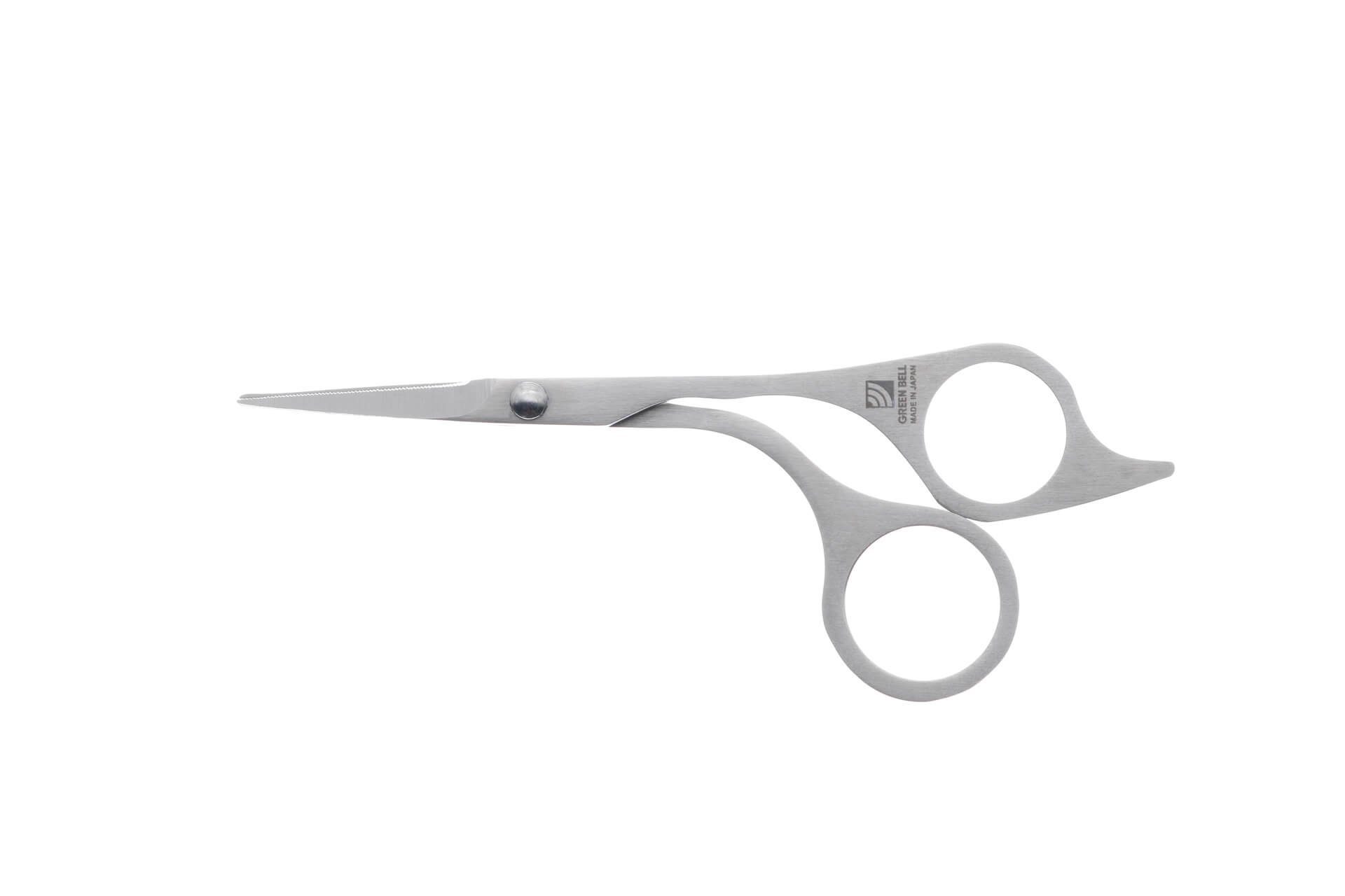 Seki EDGE Haarschere SS-910, Made in Japan, 129mm, Grooming-Schere für Gesicht und Körperhaare, Edelstahlklinge