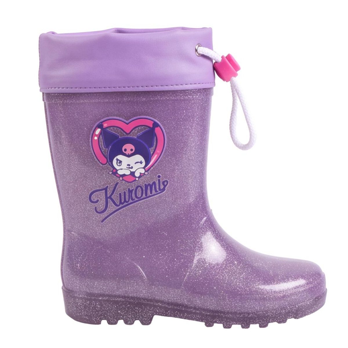Hello Kitty Kuromi Regenstiefel Kinder für Kita und Regentage Spaziergänge Gummistiefel