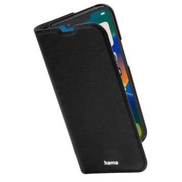 Hama Smartphone-Hülle Booklet für Apple iPhone 14 Plus, Schwarz, schlankes Design, Mit Standfunktion und Einsteckfächer
