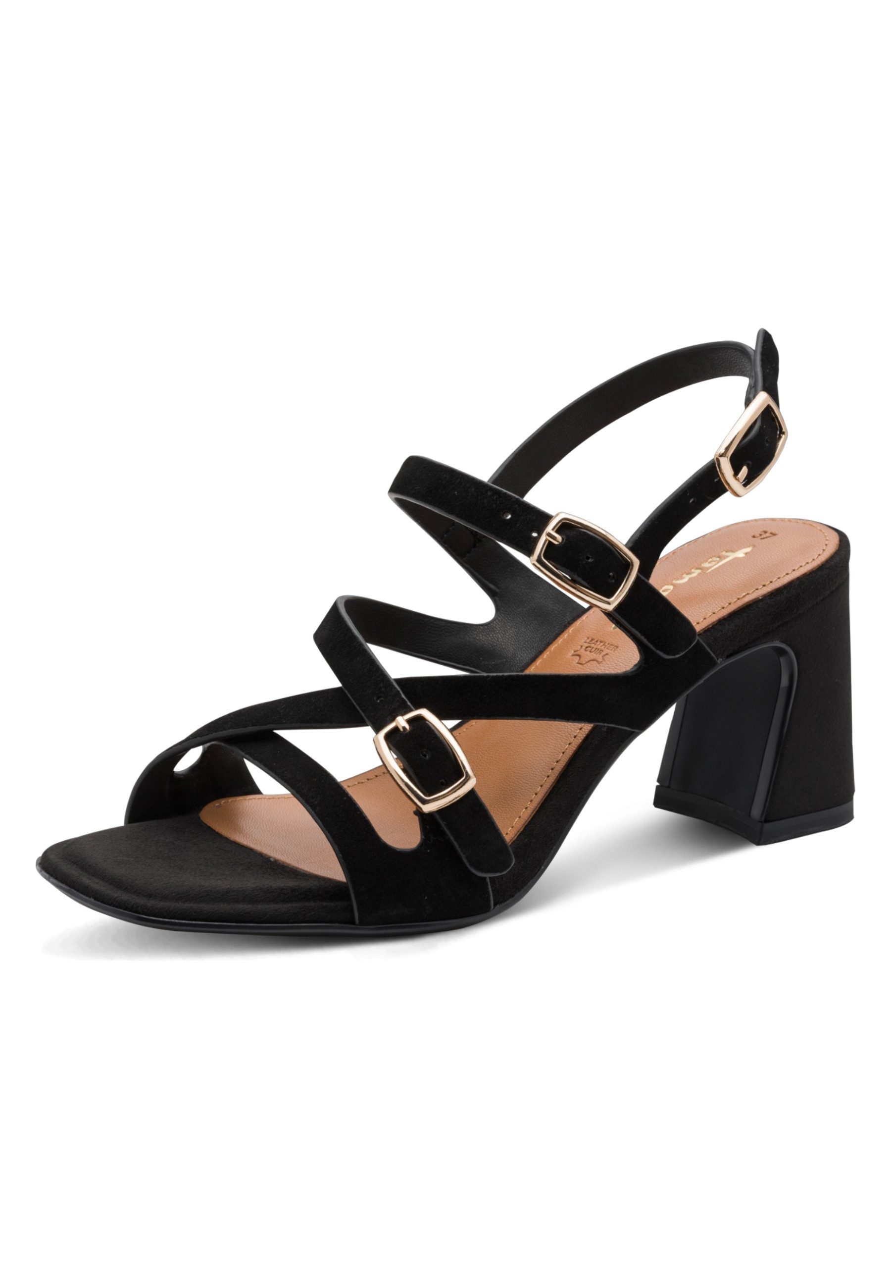 Tamaris 1-28340-46 004 Black Suede Sandale