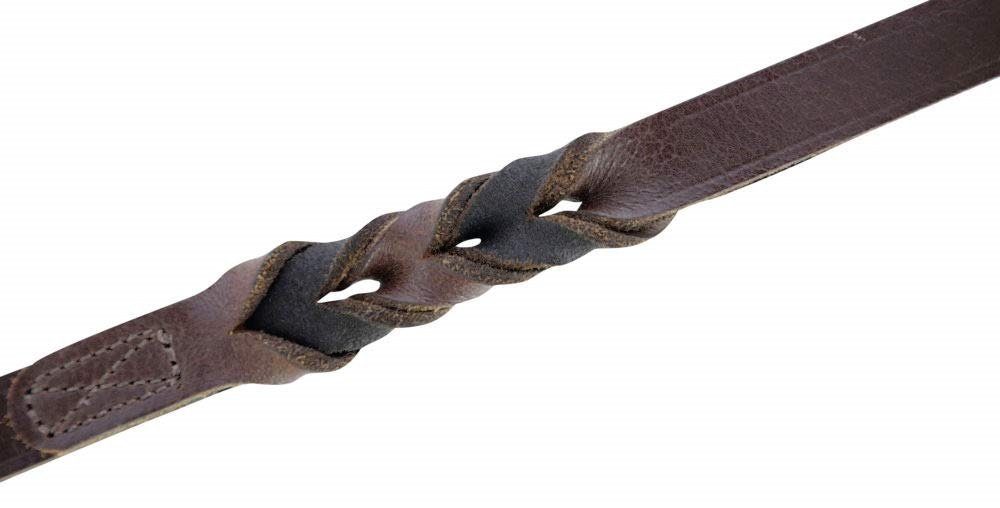 Kerbl Leine Kerbl Führleine GoLeyGo Flat braun Länge 105-165 cm Breite 10 mm 87015