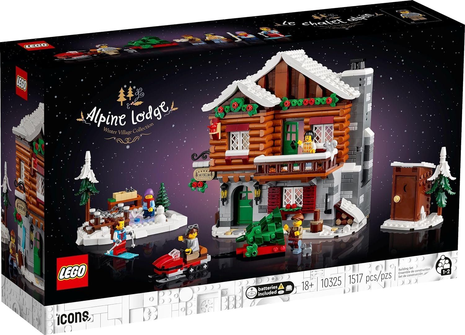 LEGO® Icons - Almhütte (10325) Spielbausteine, (1517 St)