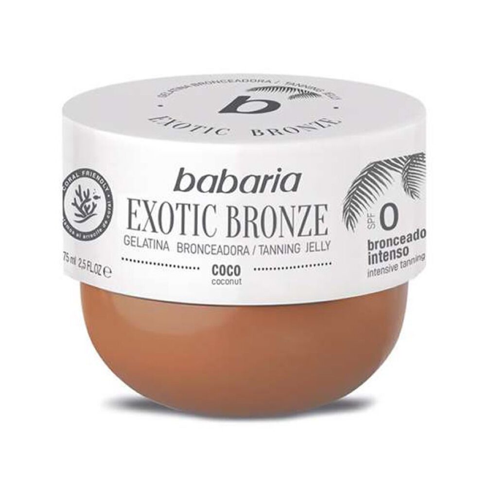 babaria Sonnenschutzpflege Exotic Bronze Tanning Jelly Coconut Spf0 75ml