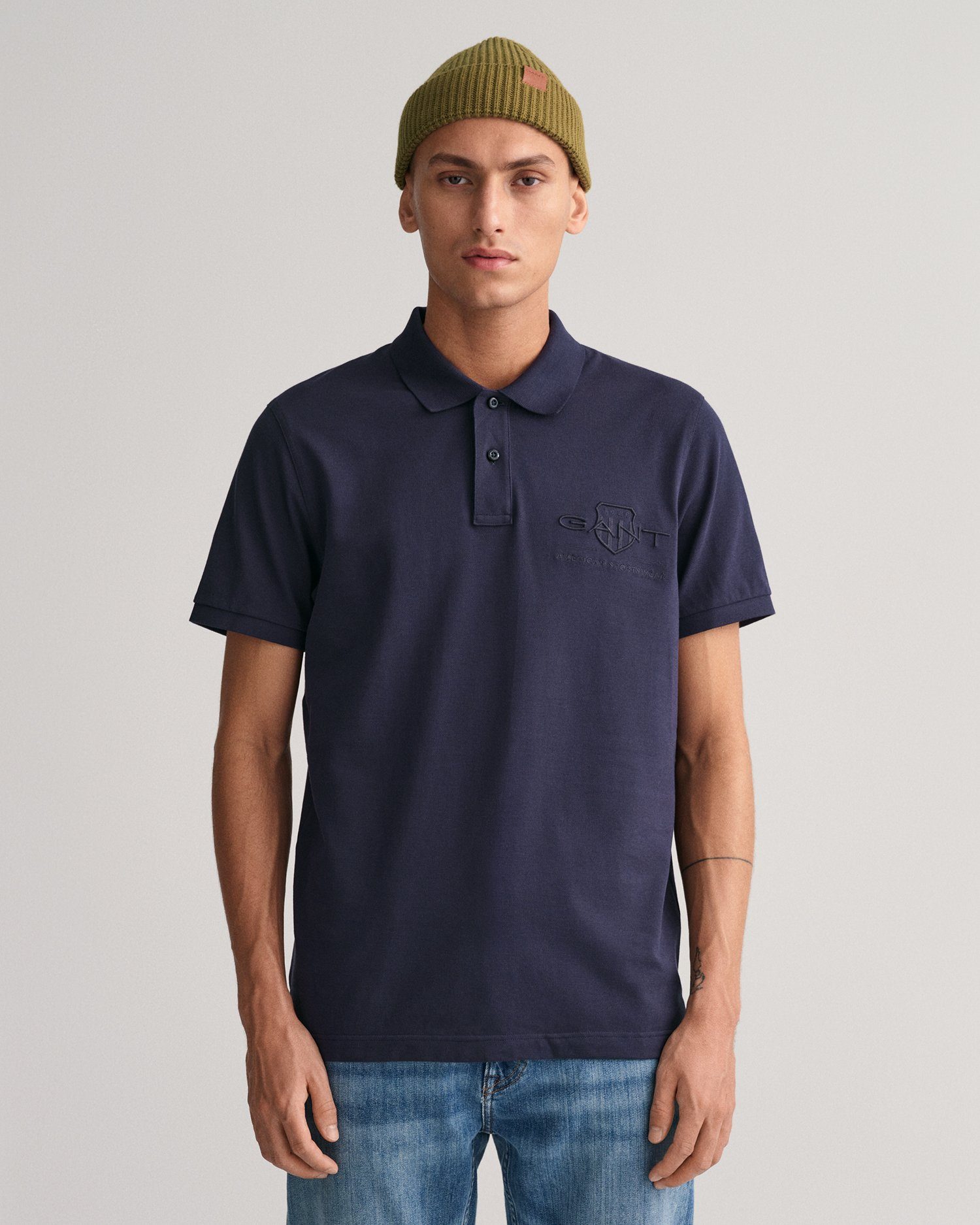 Gant Poloshirt REG TONAL SHIELD SS günstig online kaufen
