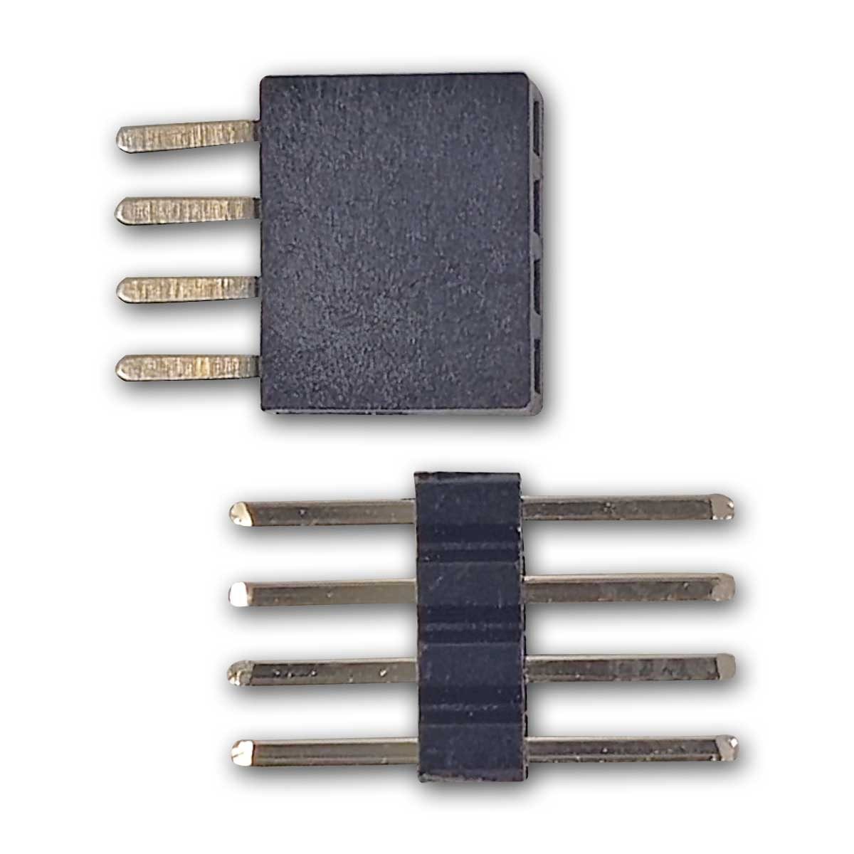 world-trading-net DIN-Stecker 100 Paar Mini Steckverbinder RM1,27mm, 4-polig