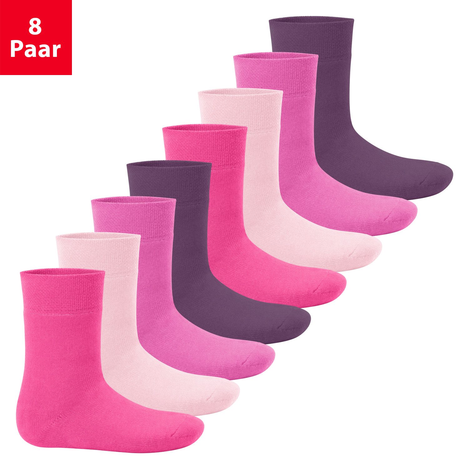 Footstar Thermosocken Kinder Winter Socken (8 Paar) Warme Vollfrottee Thermosocken