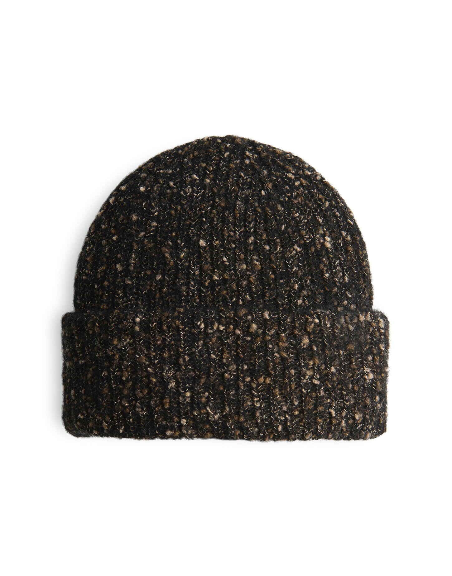 OPUS Strickmütze ADERI NAB mit Wollanteil one size, natürlicher Griff, Melangé-Effekt