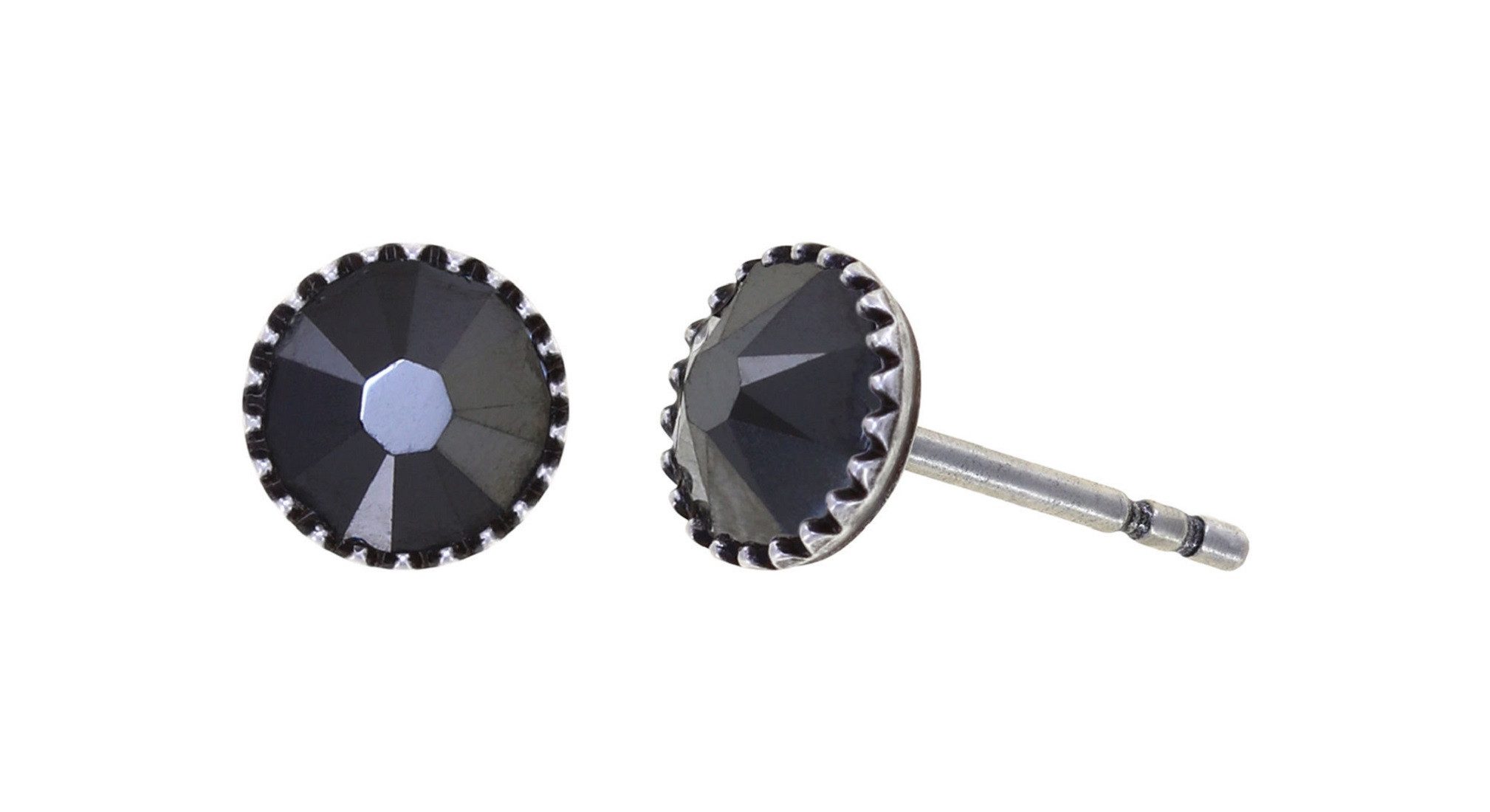 KONPLOTT Paar Ohrstecker Konplott: Ohrstecker Black Jack small - basics