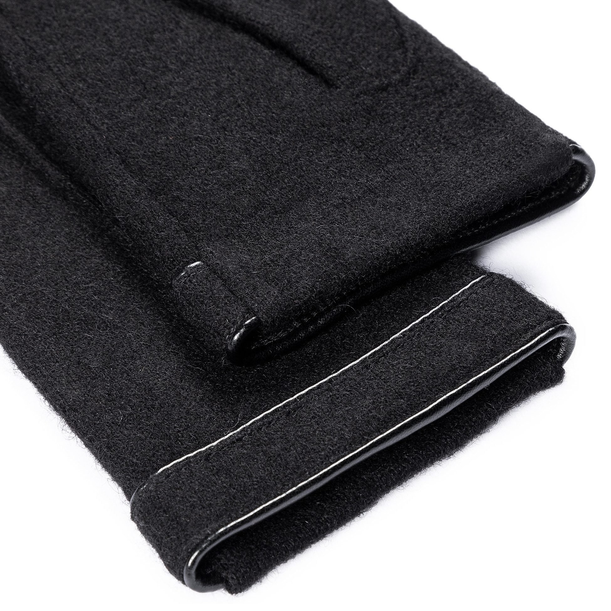 Roeckl Strickhandschuhe Leather Piping günstig online kaufen