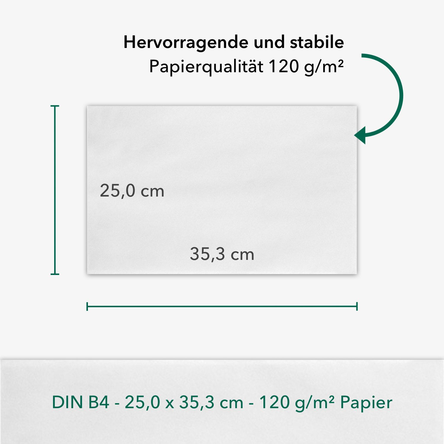 STRATAG Versandtasche Premium Versandtaschen B4 in Weiß, mit Papprückwand, 250 x 353 mm, mit Haftklebung und Abdeckstreifen, für Ihre knickfreien A4-Inhalte