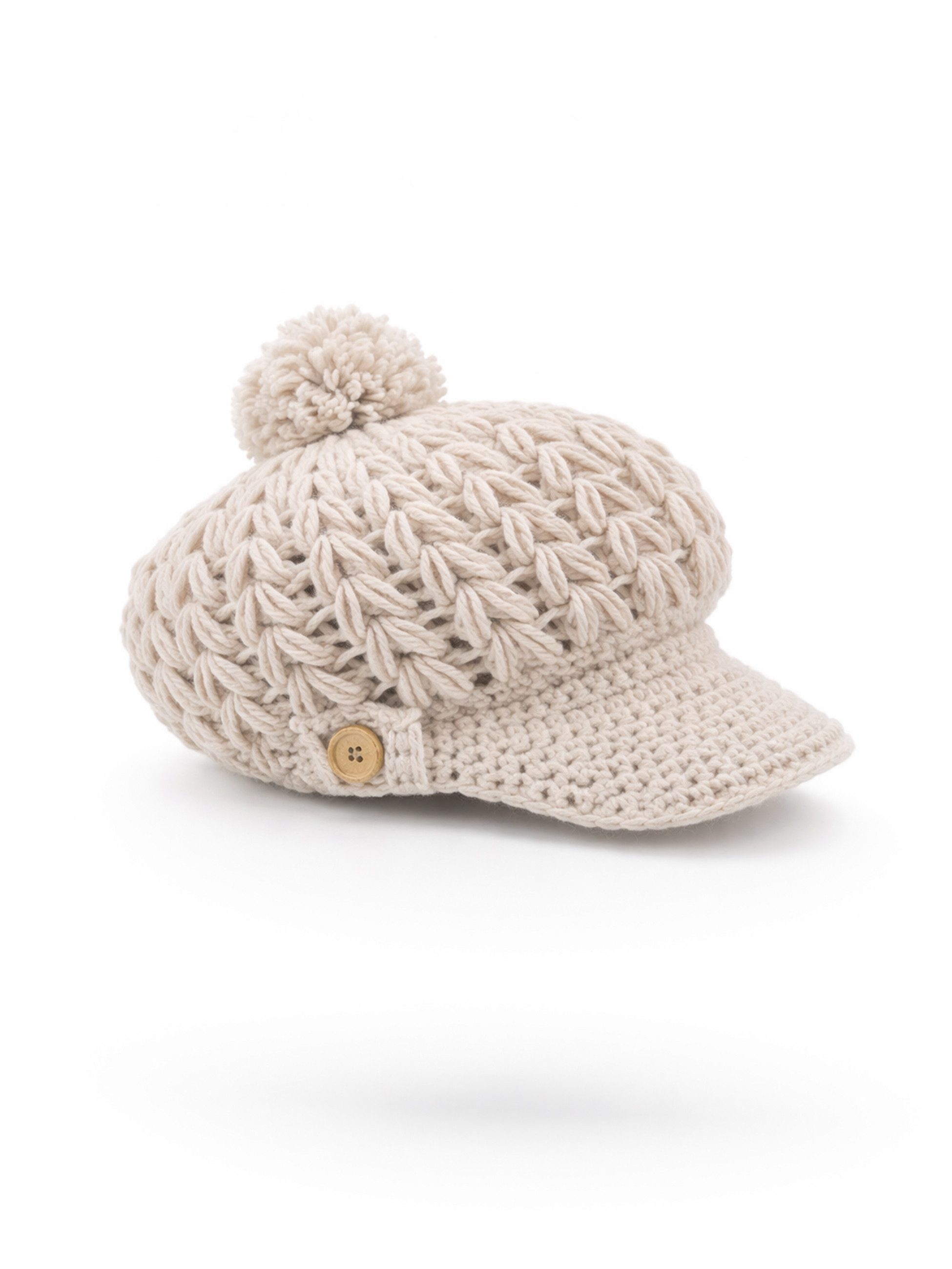 YC Fashion & Style Strickmütze mit Schirm und Pompon in verschiedenen Farbe günstig online kaufen