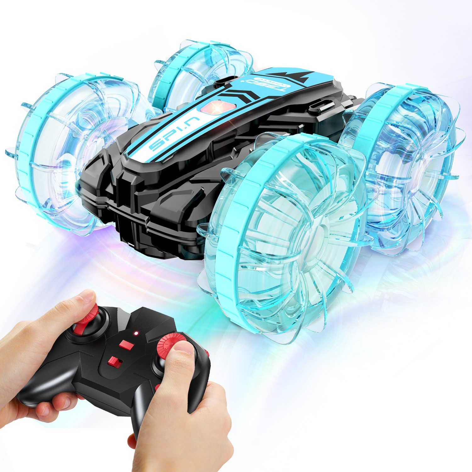Rolipo RC-Auto Amphibienfahrzeug Ferngesteuertes Auto ab 4 5 6 7 8 9 Jahre,Spielzeug (Packung), Ferngesteuert Outdoor Spielzeug Kinder für Jungen Mädchen