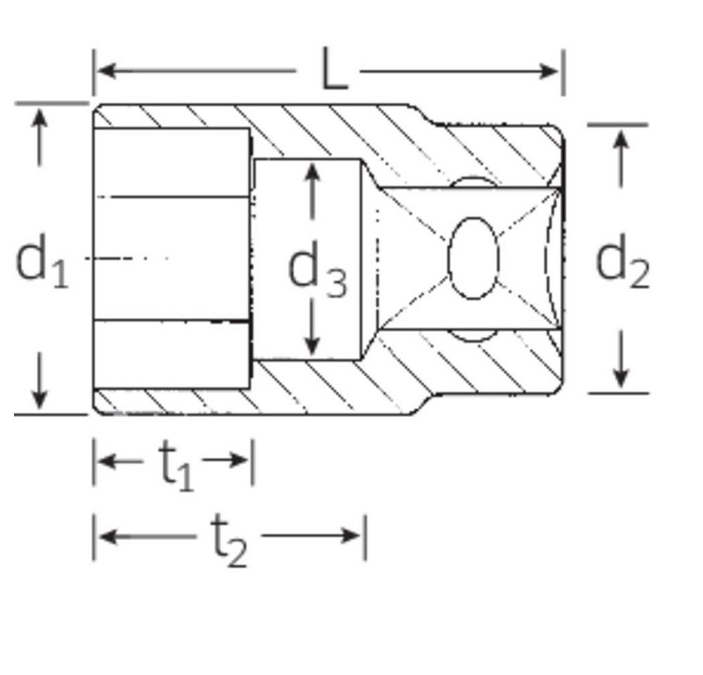 Thumbnail - Stahlwille Steckschlüssel Steckschlüsseleinsatz 1/2″ 13 mm