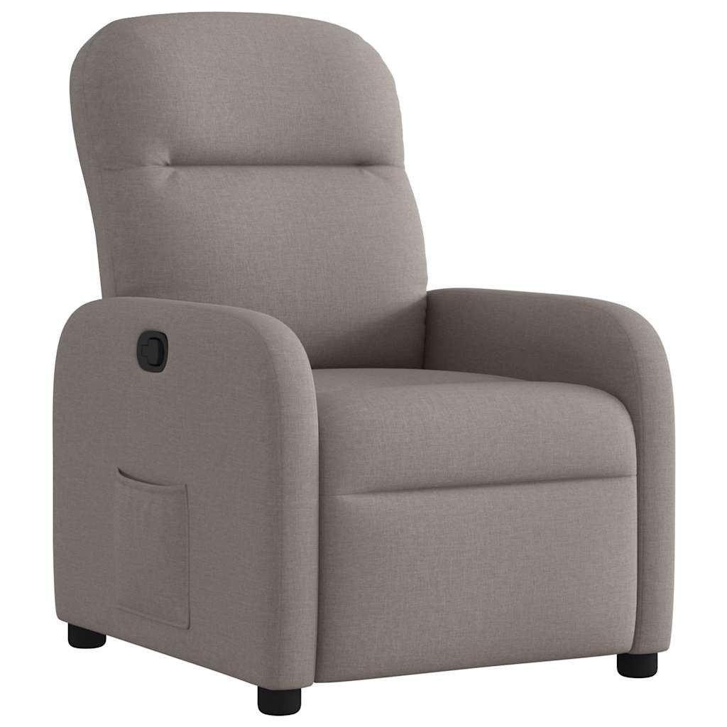 vidaXL Sessel Relaxsessel Taupe Stoff (1-St) günstig online kaufen