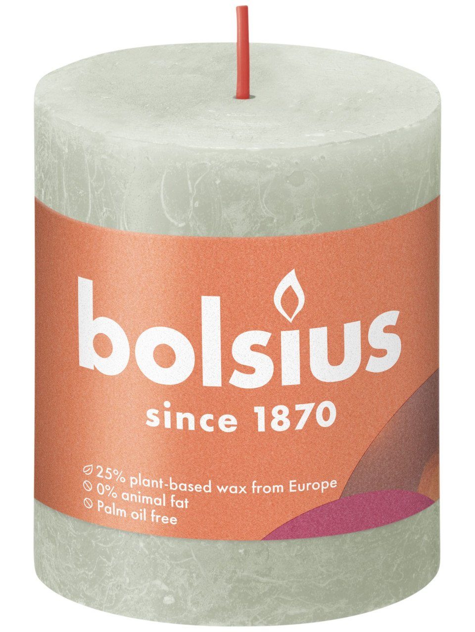 Bolsius Stumpenkerze Bolsius Rustik Stumpenkerze nebliges günstig online kaufen