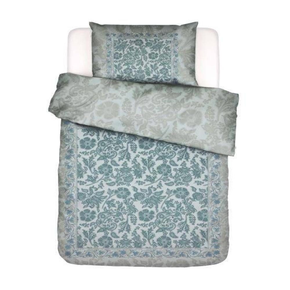Essenza Bettwäsche Maere Hazy Blue 135 x 200 cm, Satin, 2 teilig