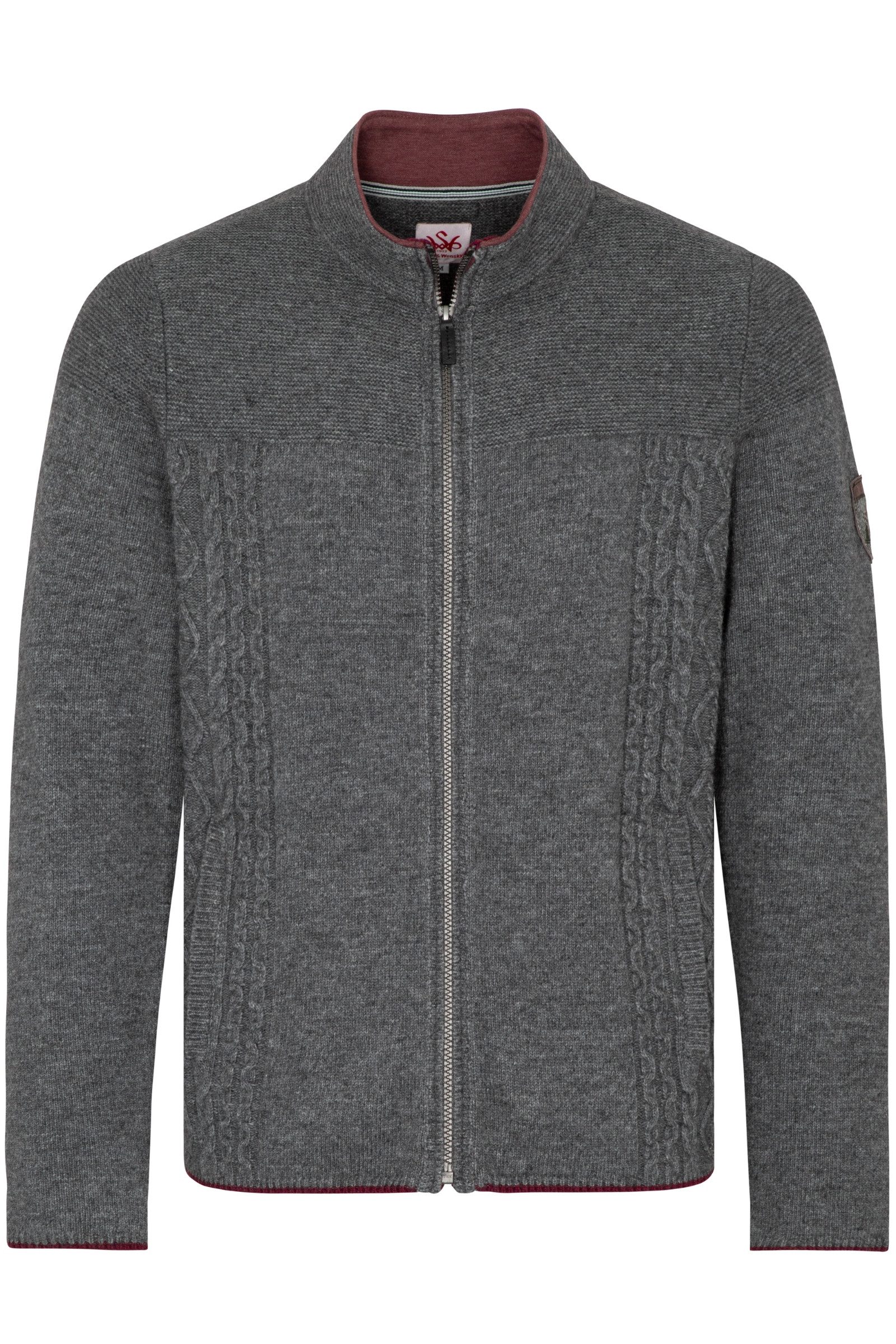 Spieth & Wensky Trachtenstrickjacke Strickjacke Herren - ROGAN - dunkelblau günstig online kaufen