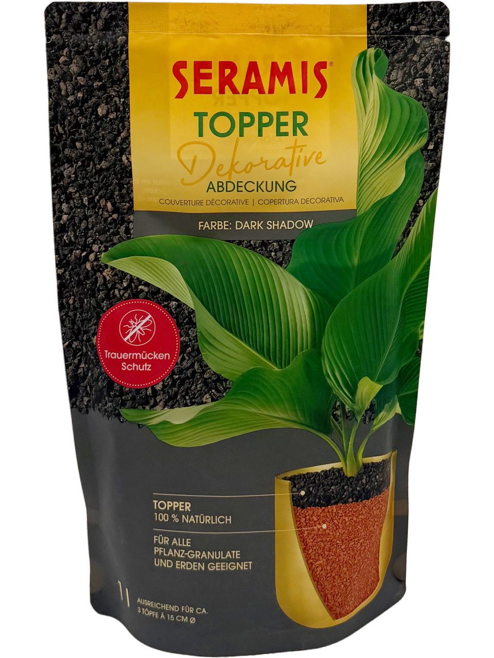 Seramis Pflanzgranulat Seramis Pflanzgranulat Topper dark shadow 1 L
