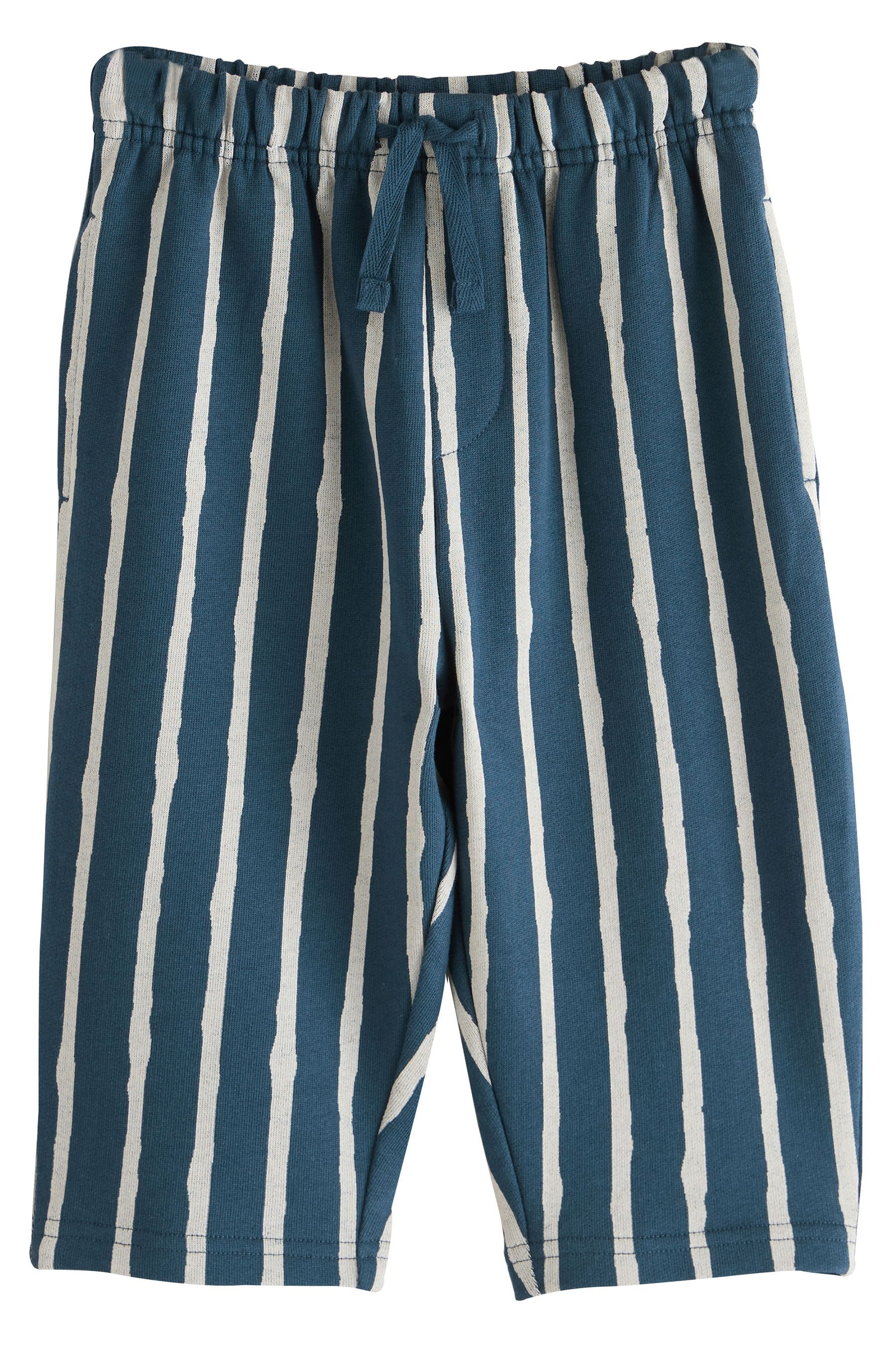 Jogginghose Gemusterte Jersey-Jogginghose aus 100 % Baumwolle