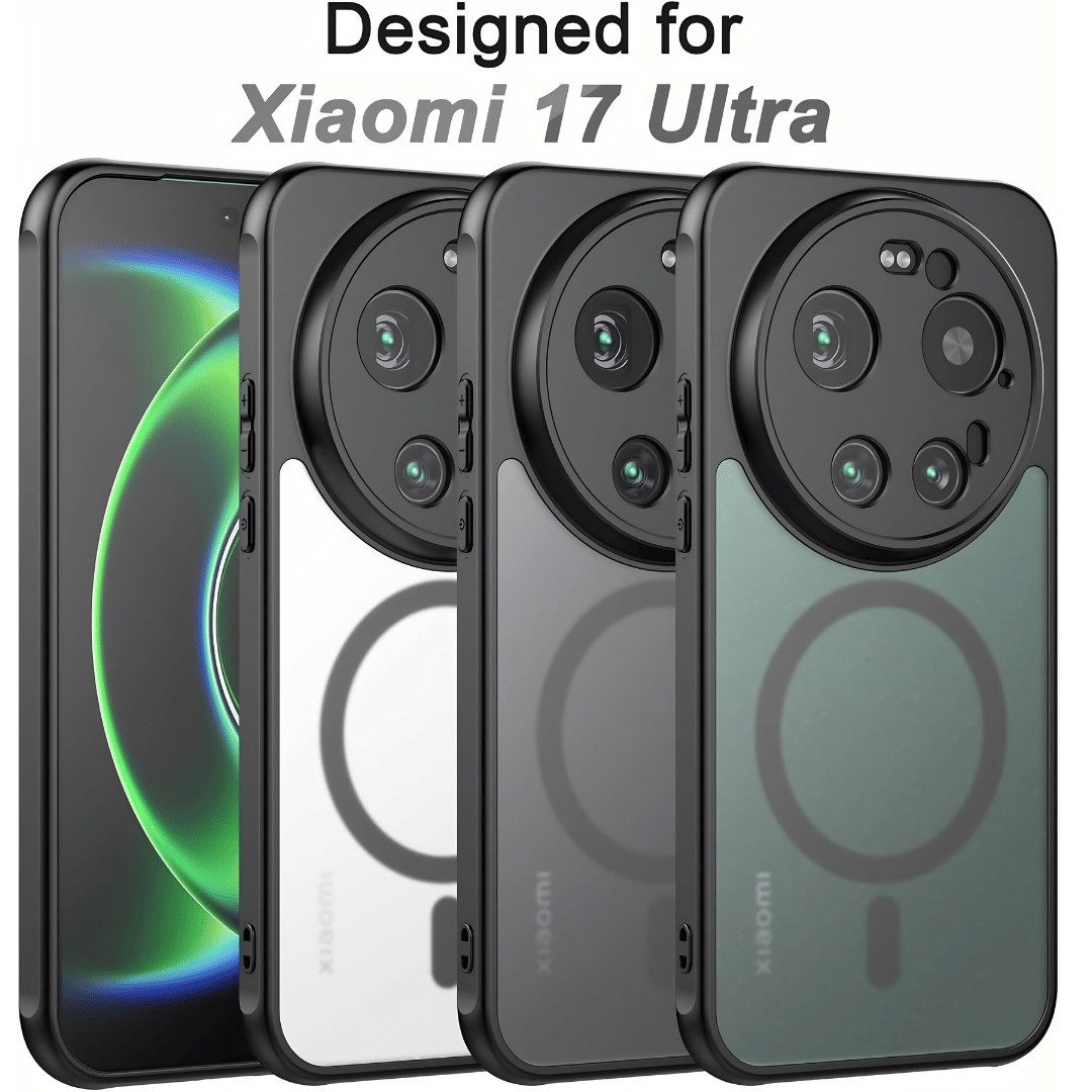 SmartUP Smartphone-Hülle für Xiaomi 17 Ultra MagSafe Silikon Schutzhülle Slim Case Cover Klar 6,9 Zoll, kompletter Rundumschutz