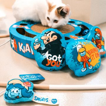 DUVO+ Katzen-Spielspray Katzenspielzeug "Die Schlümpfe" Gargamel Catnip blau