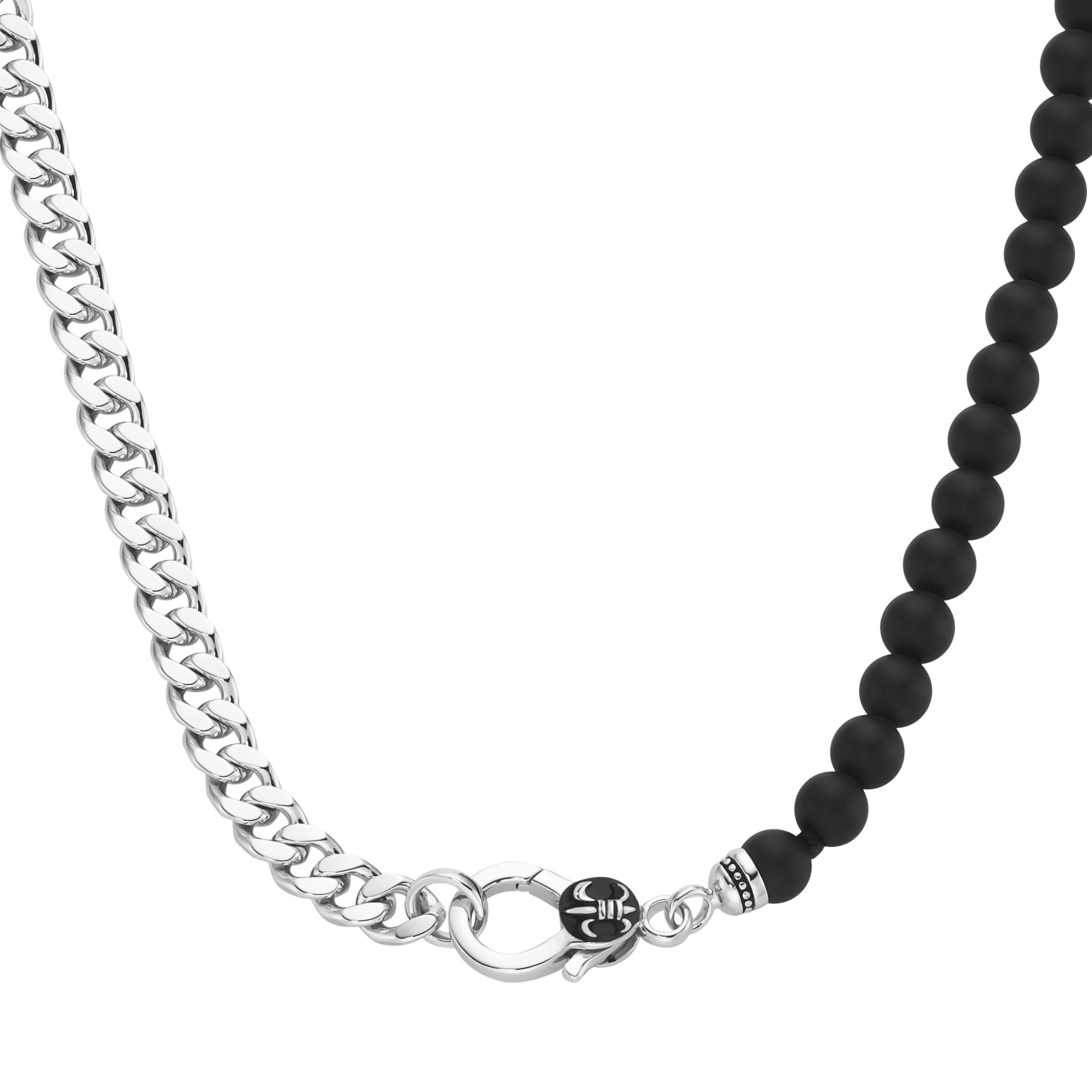 GIORGIO MARTELLO MILANO Collier Panzerkette, schwarzer günstig online kaufen