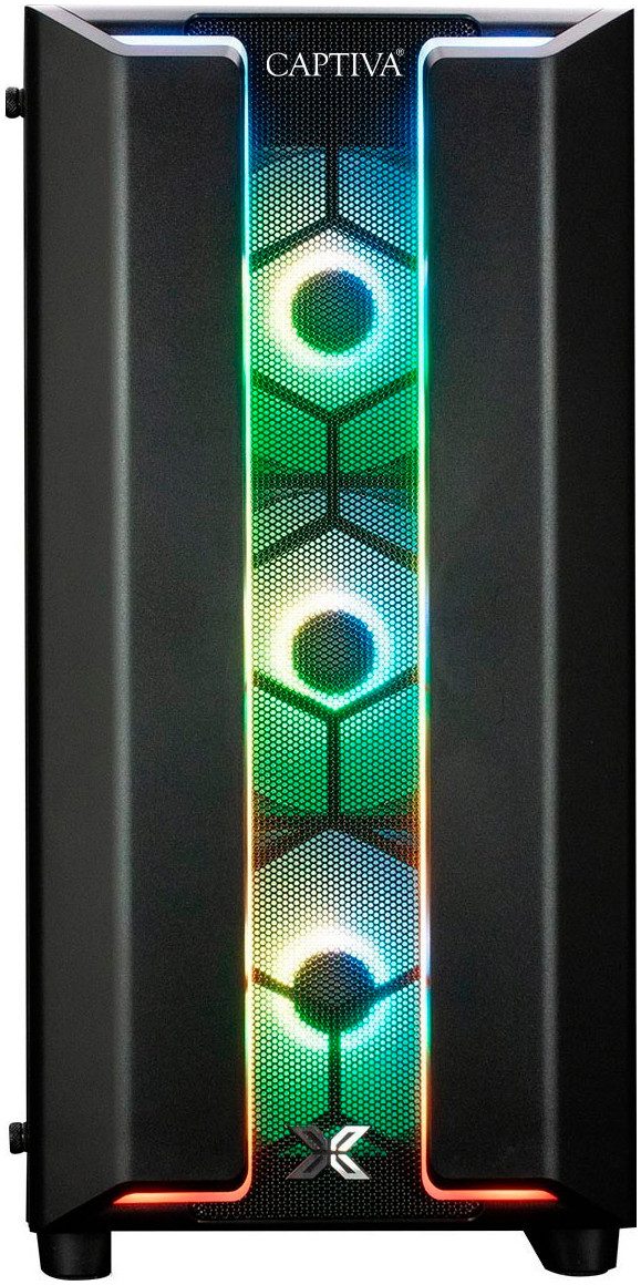 CAPTIVA Advanced Gaming R93-988 Gaming-PC (AMD Ryzen 5 5500, GeForce® RTX™ 5060, 16 GB RAM, 1000 GB SSD, Luftkühlung) – Bild 2 von 5