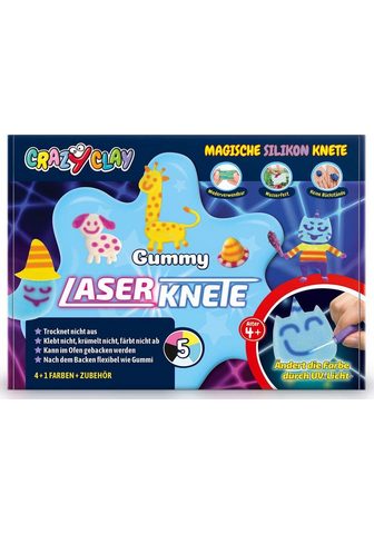 INTELLIGENTE KNETE Knete "Gummy Laserknete-Set"...