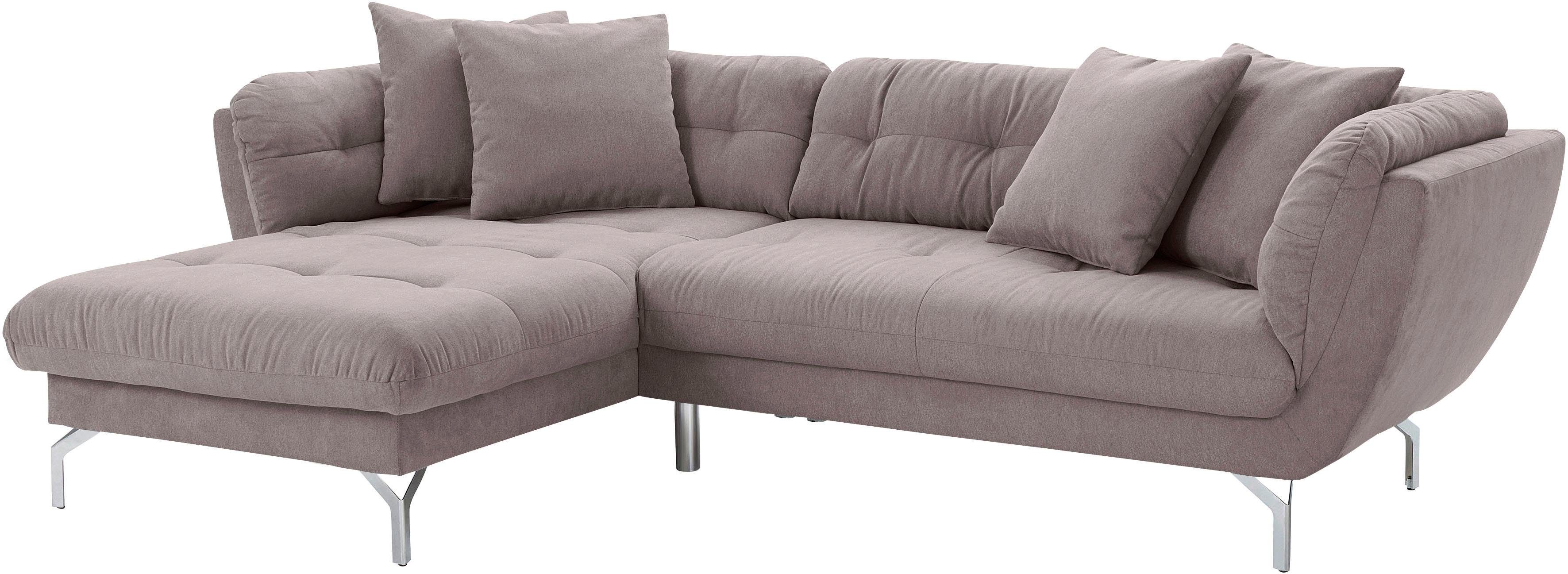 INOSIGN Ecksofa, inklusive 4 Zierkissen-Otto