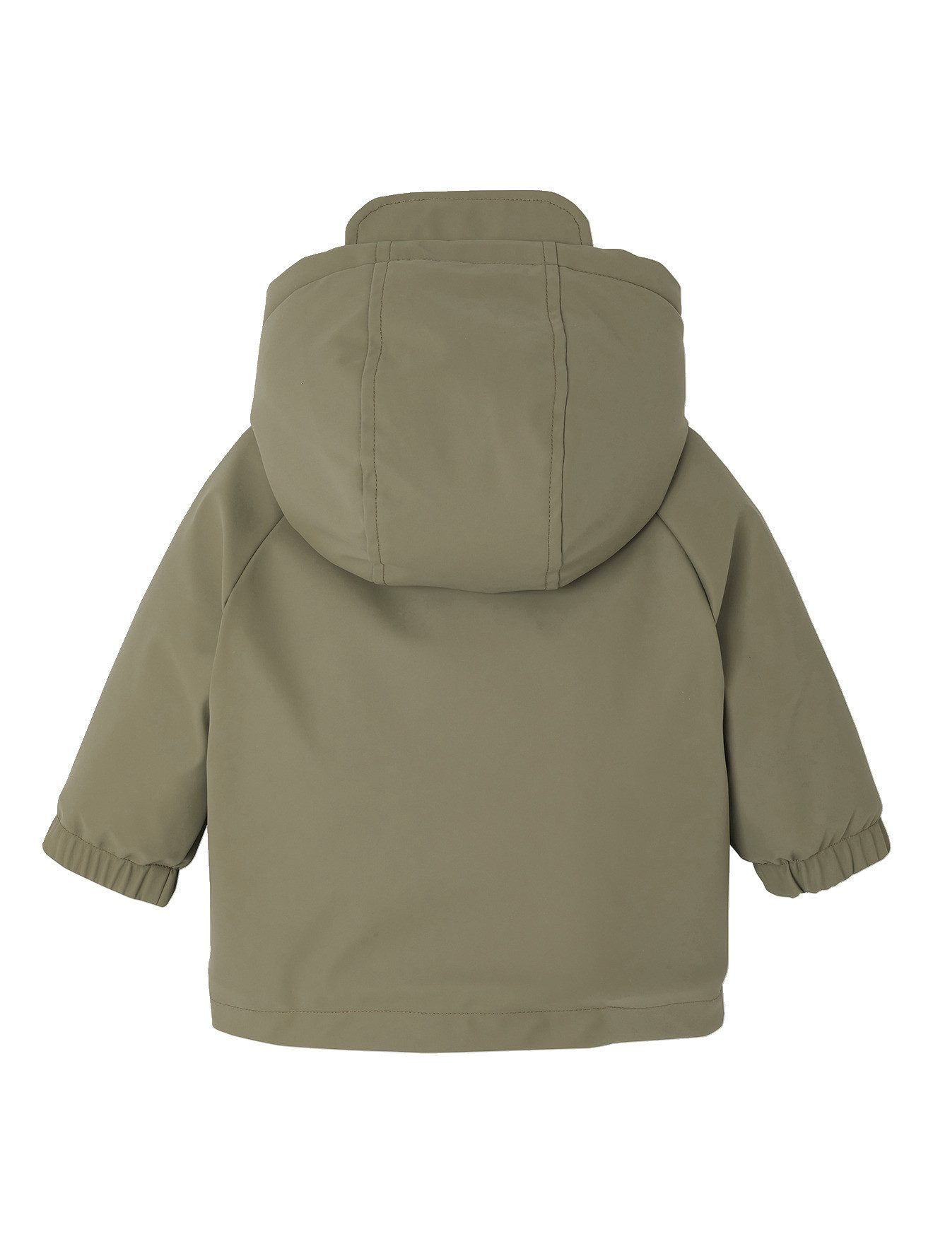vertbaudet Regenjacke Baby Regenjacke mit Kapuze und Teddyfleece-Futter – Bild 2 von 5