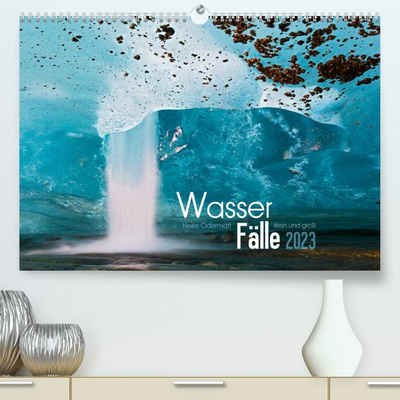 CALVENDO Wandkalender Wasserfälle klein und groß (Premium, hochwertiger DIN A2 Wandkalender 2023, Kunstdruck in Hochglanz)