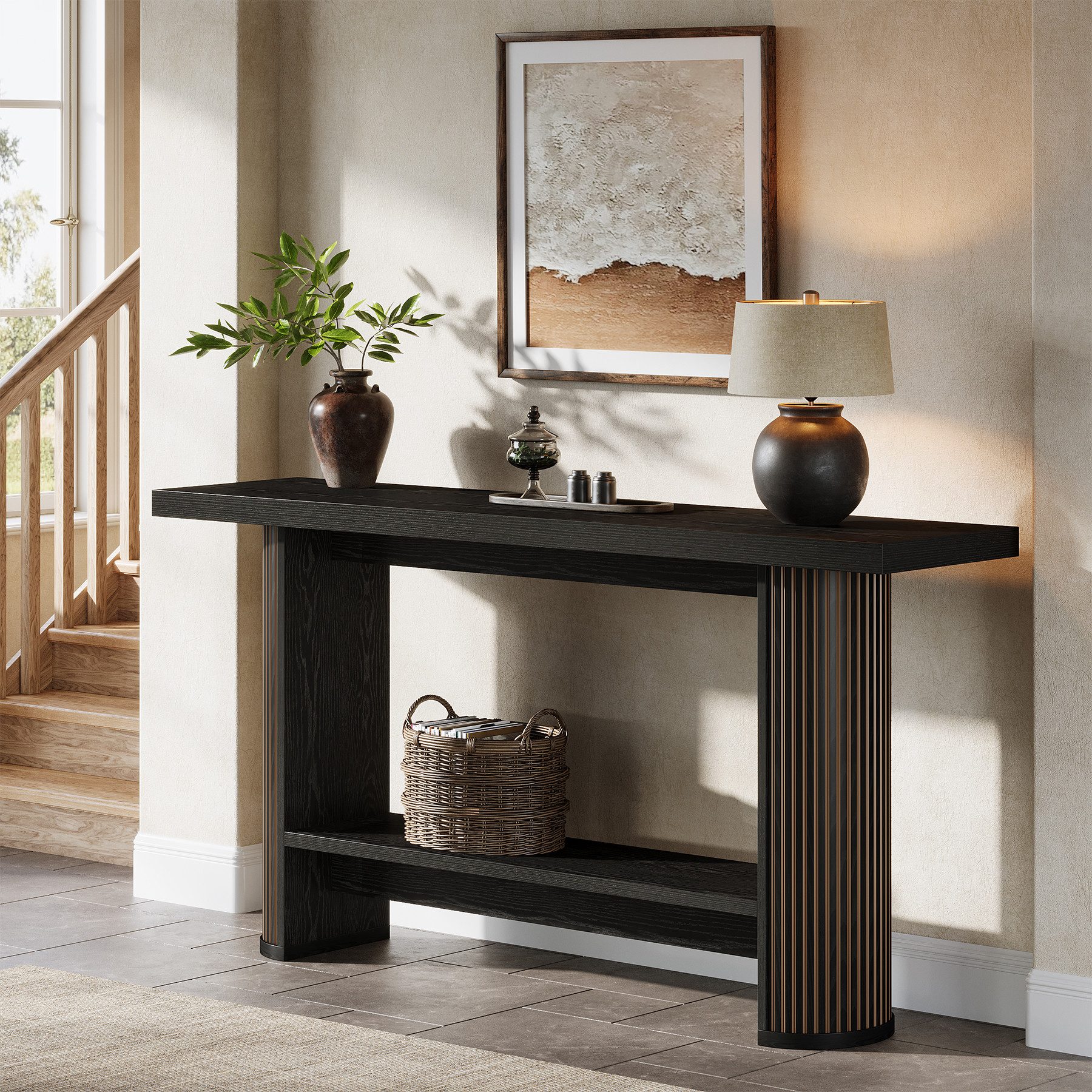 Tribesigns Konsolentisch 140 cm Moderner Konsolentisch, günstig online kaufen