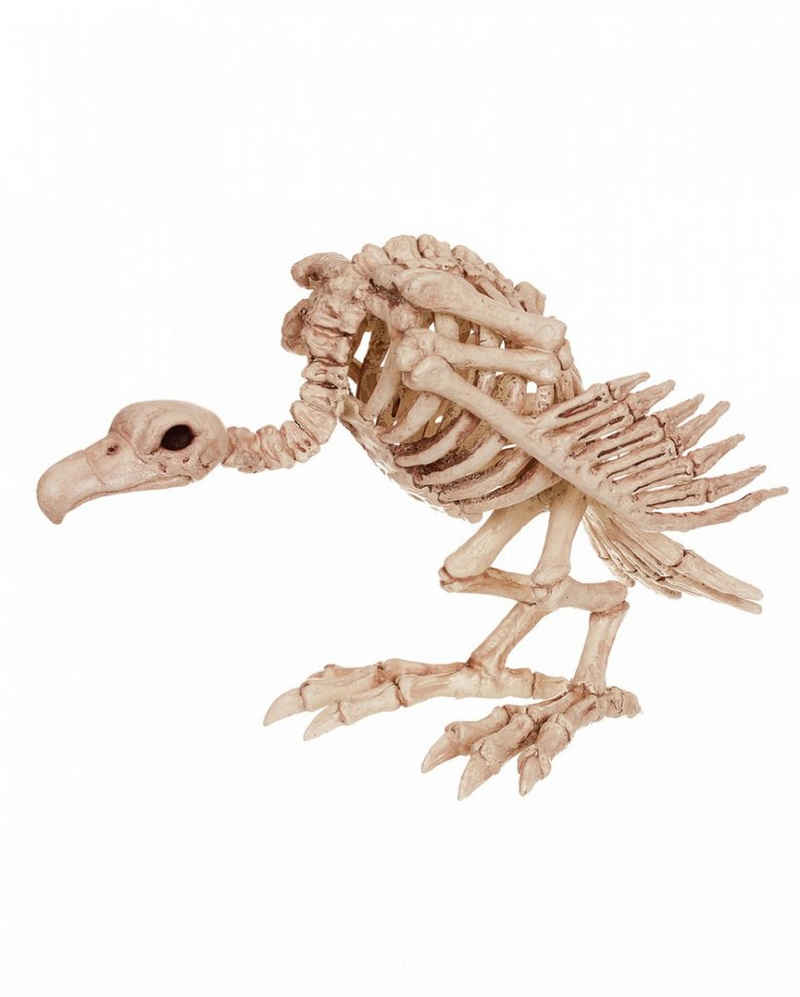 Horror-Shop Dekoobjekt Skelettierter Aasgeier aus Kunststoff als Hallowee